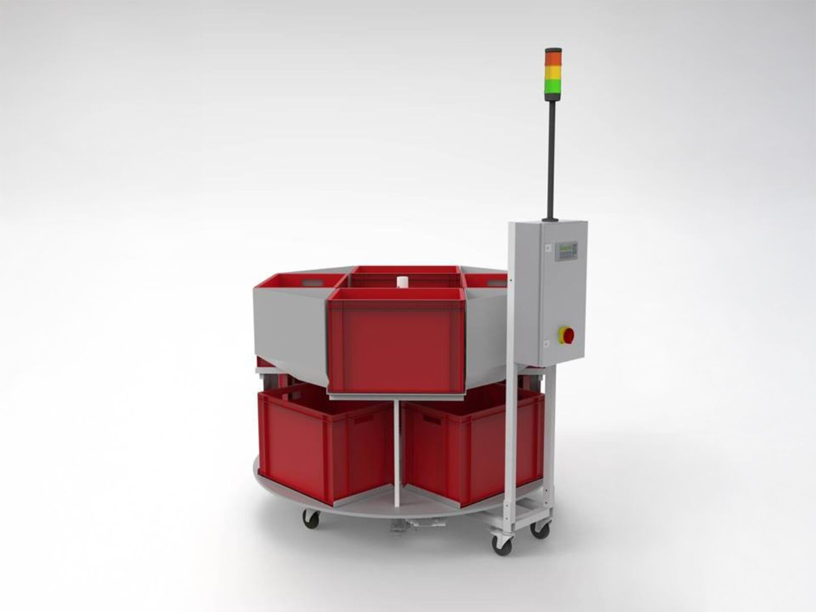 Effiziente Verteilung und Pufferung von Material MTF Technik 
Hardy Schürfeld GmbH & Co. KG