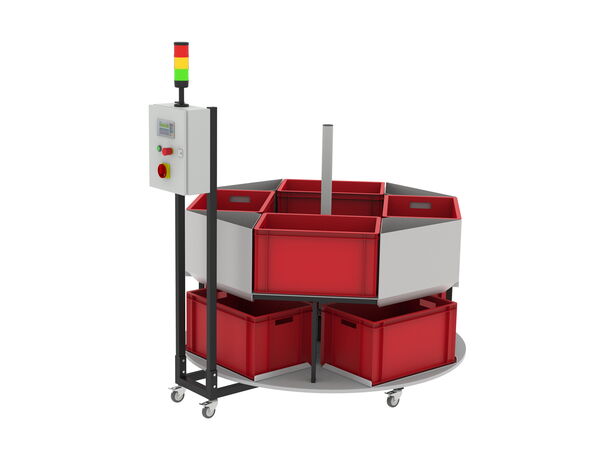 Karussell-Depotstation AUA 202 in zweigeschossiger Ausführung