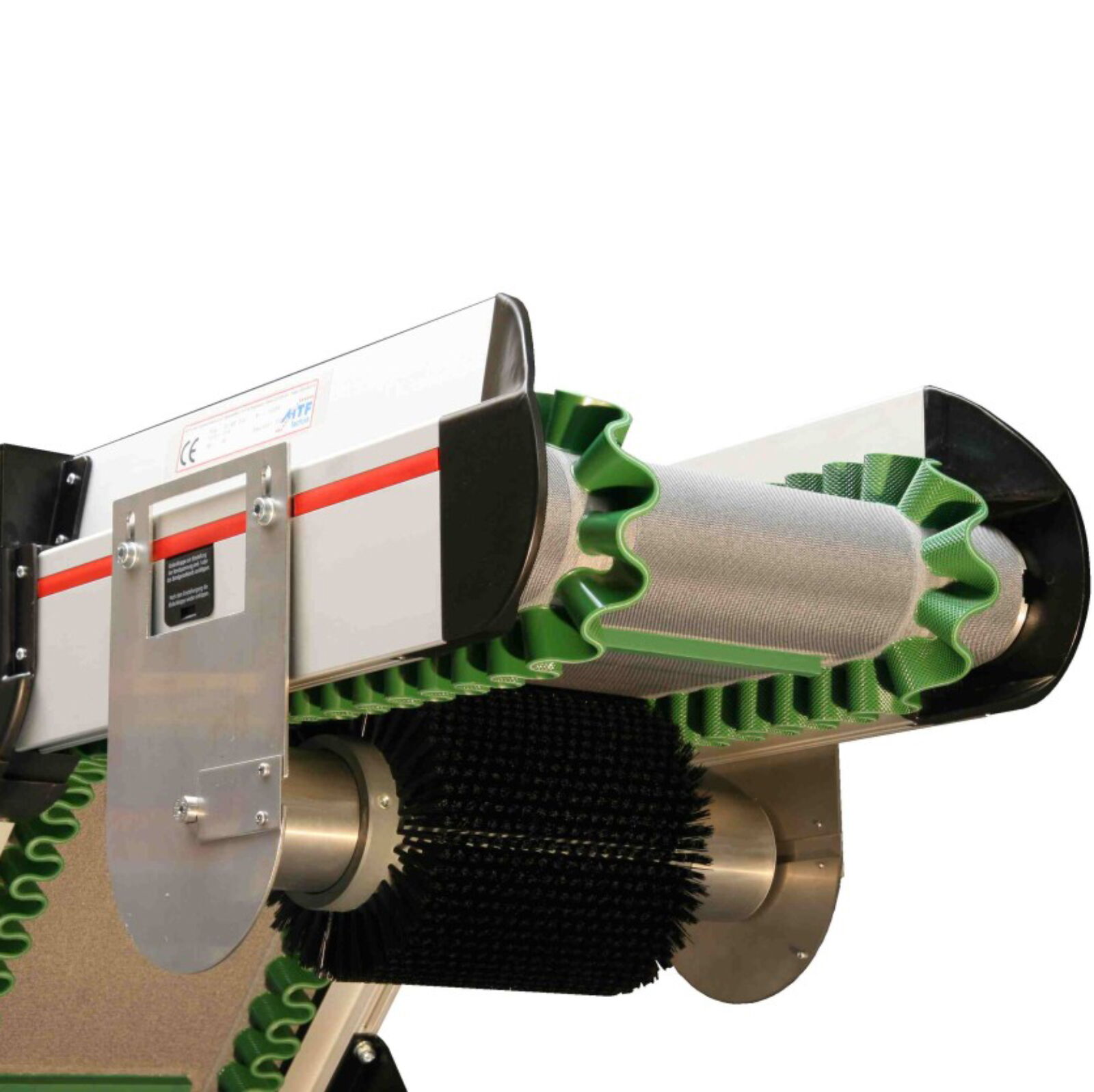 Scraper brushes for conveyor belts