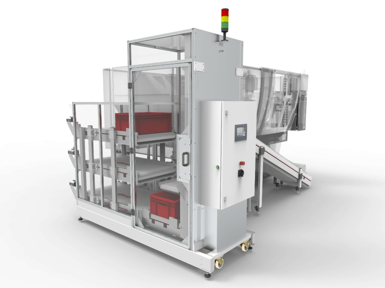 Lift-Pufferanlage im Reinraum