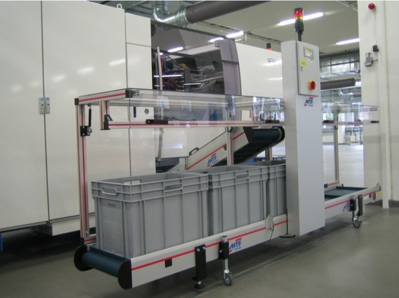 Lineares Pufferband im Reinraum (Pharma)