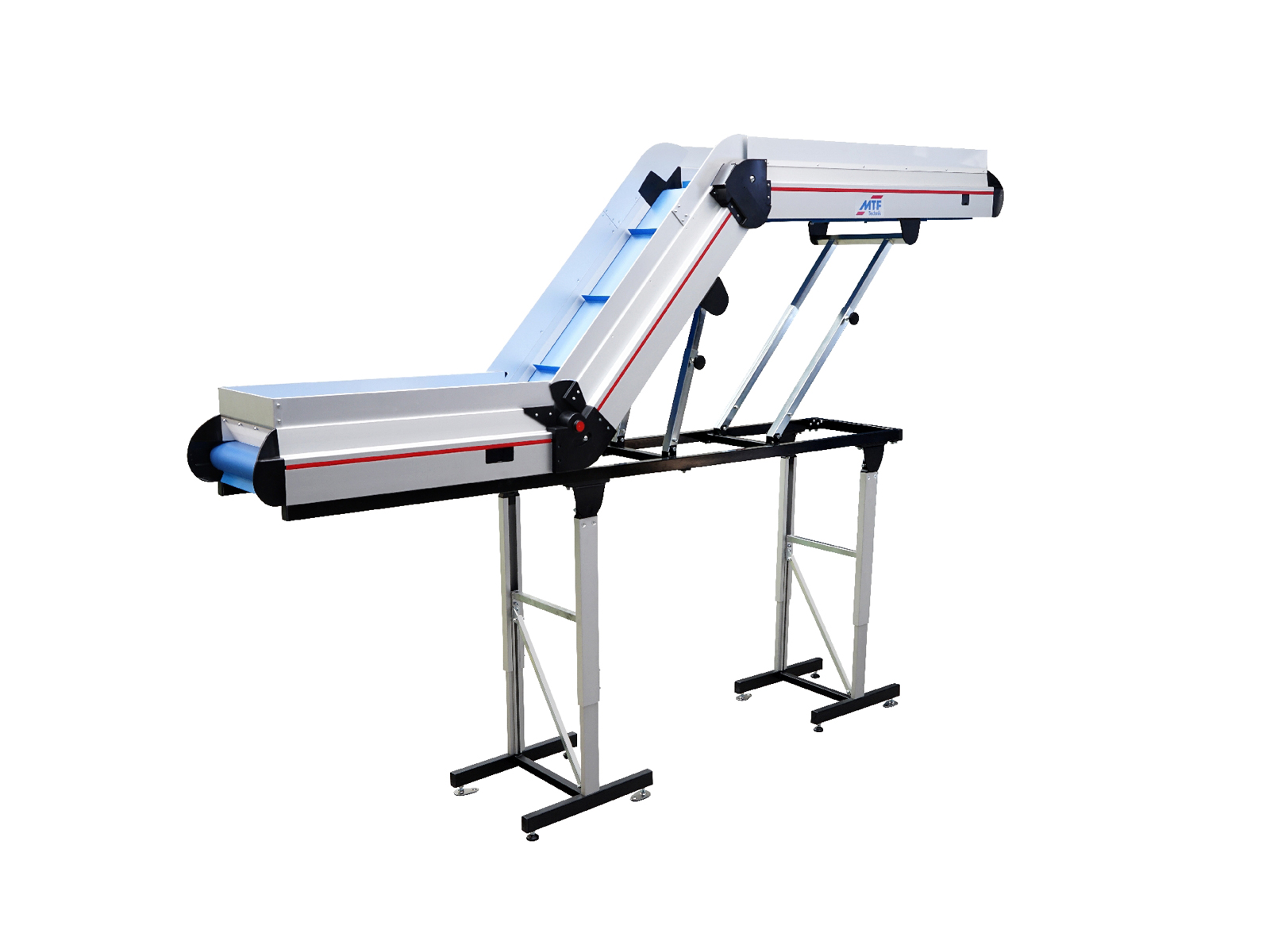 Winkelförderer ZL-HF 340 Sonder mit blauem Stollengurt